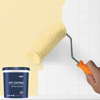Peinture de rénovation pour carrelage céramique de salle de bain, portes en marbre et peinture de rénovation pour portes en bois, application simple au rouleau