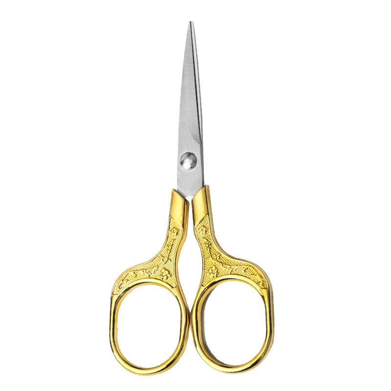 Plum Blossom Scissor Gold
