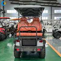 Voiture de golf électrique à panneaux solaires personnalisables Robetaa, 6 places, navette de tourisme à grande vitesse pour aéroport, hôtel, complexe hôtelier, buggy