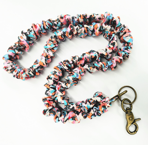 Laccetto Elastico in Poliestere con Gancio Retrattile per Portachiavi, Lavabile, per Badge Identificativi, Insegnanti e Lavoratori - Product Image 3