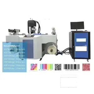 Máquina impressora digital uv da impressora do inkjet do código de barras do etiqueta qr