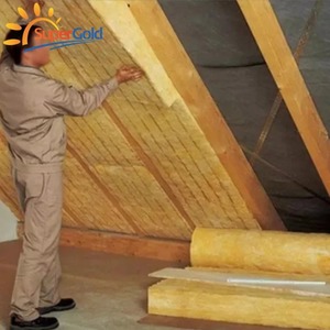 Supergold Acoustic lợp vật liệu cách nhiệt 100 mét ly tâm sợi thủy tinh len cuộn cho Trần cách nhiệt - Product Image 4