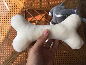 Peluche Airongle per il Giorno degli Single, Piccolo Regalo, Cane Simulato che Mordicchia il Cibo, Cuscino Creativo Imbottito in Cotone PP - Product Image 6