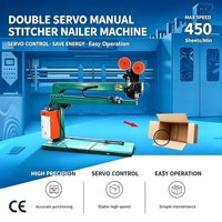 Machine à agrafer le carton ondulé, agrafeuse de carton haute efficacité, machine à agrafer le carton manuelle pour l'industrie de l'emballage