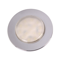 Lumière encastrée LED de 3-1/2 pouces pour camping-car, caravane, bateau, lampe de plafond intérieure certifiée CE/RoHS/REACH