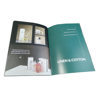 Catalogue de magazines de taille a5 personnalisé en usine professionnelle, impression de livret