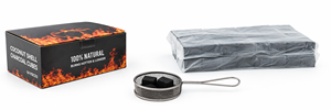 Charbon à chicha naturel en coquille de noix de coco, cube de 26 mm, 1 kg, faible teneur en cendres, longue durée de combustion, charbon à chicha OEM, boîte personnalisée, vente en gros - Product Image 5