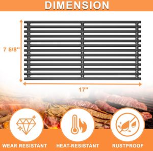 Senershuo G466-2400-W1 17 Zoll Infrarotstrahler aus gestanztem Edelstahl für Hochleistungs-Outdoor-Grills – Ersatzteile für Charbroil-Grills - Product Image 5