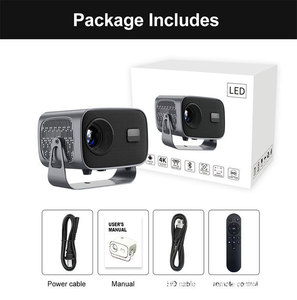 A10 Android <b>projector</b> for home use with 4K ultra-high-definition projection function compatible with mobile <b>phone</b> Wi-Fi portable - Product Image 4