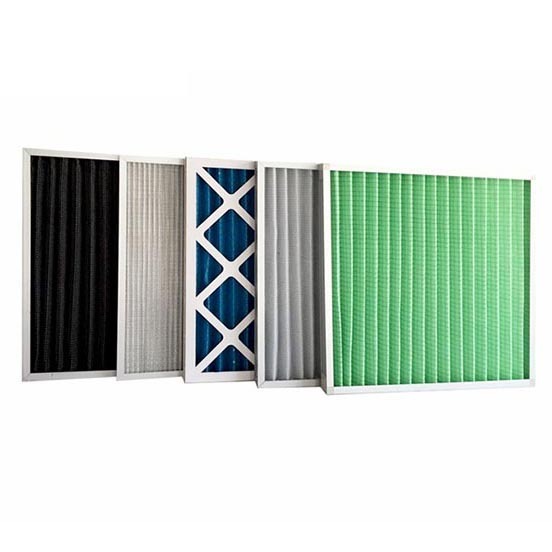 G2 G3 G4 Active Carbon Synthetic Fiber Glassfiber Pleated Panel Washable Nylon Mesh Metal Mesh Air Conditioning Pre Filter