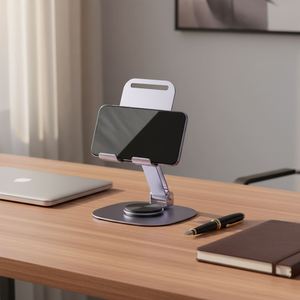 Support de téléphone portable en métal rotatif à 360° personnalisable avec logo CH003, pour téléphones portables et tablettes, cadeaux promotionnels d'entreprise - Product Image 4