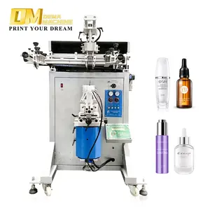 DM Customized cup label uv printing machine cup cylindrical semi automatic silk screen printing machine