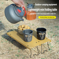 Table pliante de camping moderne en acier ultra-léger et haute résistance, télescopique, en fer, mobilier d'extérieur, mini en alliage d'aluminium