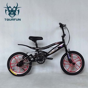 Vélo BMX Tourfun 16 pouces, cadre en aluminium, vélo de stunt à suspension souple pour enfants et adultes - Product Image 5