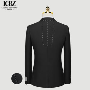 Performance Host Costume pour homme Costume trois pièces <span class=keywords><strong>Smoking</strong></span> Marié Robe de mariée Costume personnalisé pour homme - Product Image 3