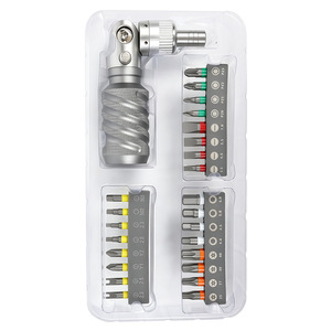 Mini Drill <b>Bit</b> <b>Set</b> 25pcs Phillips Flathead Bent <b>Bits</b> Chamfering Function Diy <b>Screwdriver</b> <b>Bits</b> Plastic Box Packaging - Product Image 3