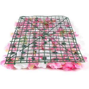 HOMFUL Panneaux muraux de fleurs dégradées rose <span class=keywords><strong>champagne</strong></span> pivoine 40x60cm avec support anti-plis pour décoration de scène de mariage – Vente en gros - Product Image 2