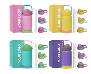 Gobelet d'<span class=keywords><strong>eau</strong></span> en plastique écologique pour enfants avec couvercle, impression de dessins animés mignons, pour boire directement de l'<span class=keywords><strong>eau</strong></span> bouillante - Product Image 5