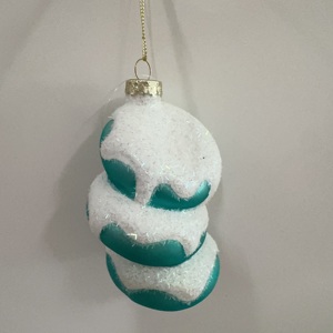 Hot bán Nhân Tạo Chất lượng cao Cây giáng sinh đồ trang trí thủy tinh treo trang trí - Product Image 2