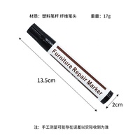 Stylo de retouche pour meubles à effet bois, nouveau produit, marqueur de teinture pour bois, marqueur pour meubles, marqueur de réparation des rayures sur le bois