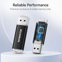 Clé USB 3.0 Nandstor avec logo personnalisé 8 Go/16 Go/32 Go/64 Go, clé USB métallique en gros, clé USB 3.0 32 Go pour ordinateur portable