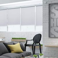 Stores roulants en tissu occultants sans fil, pour la maison et le bureau, ombres isolées, Protection contre les UV