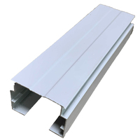 Profilés de rail et de canal pour stores verticaux et rideaux en alliage d'aluminium moderne de haute qualité
