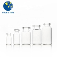 Flacon en verre borosilicate neutre de type USP 1, 2 ml, 3 ml, 5 ml, 10 ml, 20 ml, flacon pour injection médicale, flacon pour vaccin, transparent, ambre
