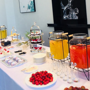 Distributeur de boissons en verre transparent de <span class=keywords><strong>5</strong></span>,8 litres avec robinet en acier inoxydable pour thé au citron, alcool, tequila - Product Image 6