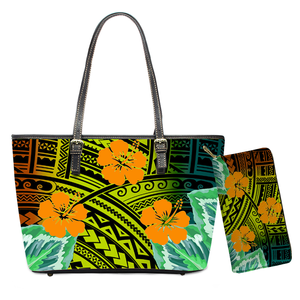 Bolso de hombro de mujer de lujo de playa Polinesia Logotipo de impresión personalizado diseño de <span class=keywords><strong>tatuaje</strong></span> de <span class=keywords><strong>tortuga</strong></span> <span class=keywords><strong>hawaiana</strong></span> bolso de mano de cuero PU para mujer - Product Image 3