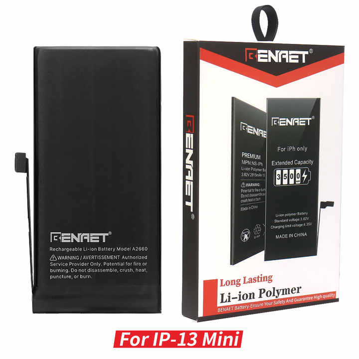 Naisi 100% Genuine Lithium Battery for iPhone  13 13 Pro Max 13 Mini Popup Repair Replacement Full Capacity New Condition