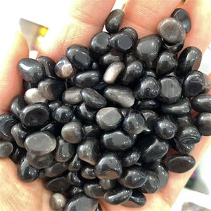 ขายส่งคริสตัล7-9มม. หินบำบัดหินคริสตัลชิปคริสตัลออบซิเดียนเงาเงินจำนวนมาก - Product Image 5