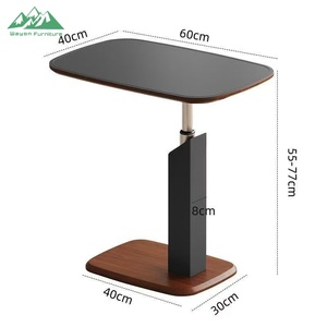 Table d'appoint moderne Wayon à hauteur réglable, bureau pour ordinateur portable en forme de C, poste de travail mobile pour canapé, <span class=keywords><strong>lit</strong></span>, salon - Product Image 5