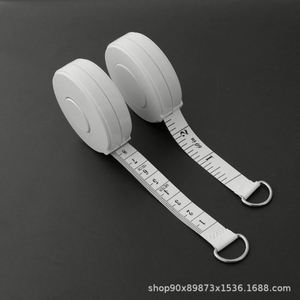 Cinta Métrica Retráctil de Cuero PU Redonda con Logotipo Personalizado, 60 Pulgadas/150 cm, para Medir Cintura y Costura - Product Image 2