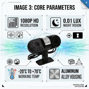 Caméra de véhicule à double objectif XY-N8903, 720P 1080P AHD, avant et habitacle, micro intégré, adhésif 3M - Product Image 3
