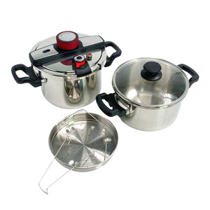 Tornado 2025 Utensilios <span class=keywords><strong>de</strong></span> cocina Nuevo diseño Válvula multietapa <span class=keywords><strong>Olla</strong></span> a presión <span class=keywords><strong>de</strong></span> acero inoxidable Logotipo personalizado Tipo <span class=keywords><strong>de</strong></span> <span class=keywords><strong>olla</strong></span> <span class=keywords><strong>de</strong></span> fábrica - Product Image 5