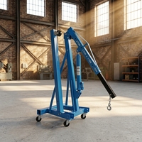 Grue de levage mobile hydraulique pliable multifonctionnelle robuste de 2 tonnes et 3 tonnes à bas prix pour moteur de voiture