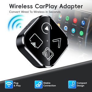 Mini Portable 4-in-1 Car <b>Wireless</b> Carplay Dongle <b>Wireless</b> CarPlay <b>Android</b> <b>Auto</b> Mirroring Airplay Plug & Play <b>Adapter</b> for Car - Product Image 1