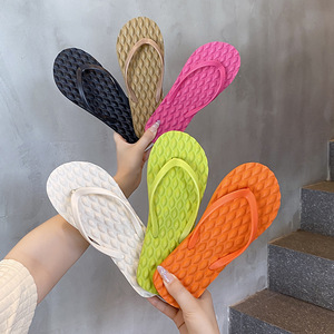 Popular Design Rubber Summer Shoes Flip-flops <b>Slides</b> slippers Flat Sandals for Women and Ladies - Product Image 1