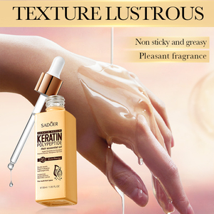 New SADOER <b>Keratin</b> Polypeptide Soft Shiny Moisturizing <b>Hair</b> Care Essential <b>Oil</b> 30ml Nourishes Repairs Brightens <b>Hair</b> Quality - Product Image 5