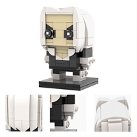 Kits de Ladrillos MOC de Gato Negro Creativo de Película, Contenedor de Ladrillos DIY, Juguetes de Bloques de Construcción para Niños MOC7863