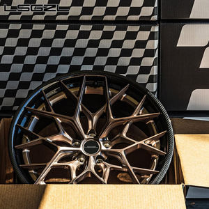 LSGZL Forged Wrap Carbon Fiber Custom 2-teiliger Mono block 5x130 5x114.3 5x112 17-26 Zoll Konkav felgen für Luxus-Urus-Autor äder - Product Image 6