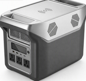 Station d'alimentation portable 2000W avec charge solaire, générateur pour camping extérieur, batterie de secours d'urgence - Product Image 2