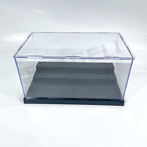 Vitrina Antipolvo con Base Negra para Minifiguras de <span class=keywords><strong>Lego</strong></span>, Nueva Tendencia 2025 - Product Image 2