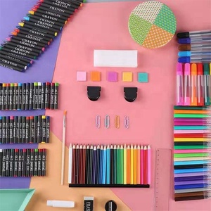 Kinder Cartoon Art <span class=keywords><strong>Set</strong></span> 176 Farb stift Pastellmalerei Kunst <span class=keywords><strong>Set</strong></span> Hersteller Direkt versorgung - Product Image 3