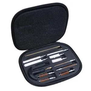 Hot Sale Wholesale Tactical Accessories 9mm .22 .30 .357 .40 .45 .38 Caliber Gun Cleaning Kit With EVA Bag