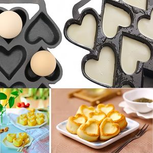 Moules à gâteaux en forme de coeur <span class=keywords><strong>Moule</strong></span> à oeufs en forme de coeur 9 moules Mini <span class=keywords><strong>moule</strong></span> à gâteau en fonte - Product Image 5