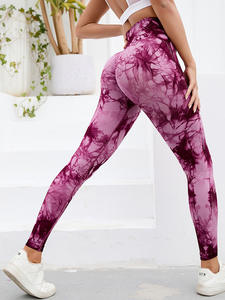 2024 Leggins Tie Dye Leggings estampados para mujeres Tie Dye Yoga <span class=keywords><strong>Pantalones</strong></span> - Product Image 4
