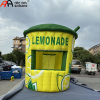 Stand de vente de limonade gonflable géant personnalisé, tente d'événement, stand pour la vente de boissons au citron, promotion publicitaire