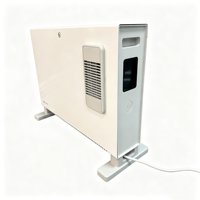 Chauffage électrique intelligent à convection avec minuterie 24h, contrôle à distance via application WiFi, affichage numérique et protection avancée contre la surchauffe